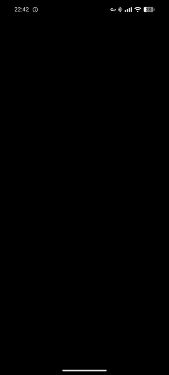 Blink wallet seed phrase blank screen